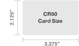 standard cr80 size cards