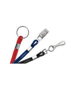 Standard 1/8" Round Braided Lanyards