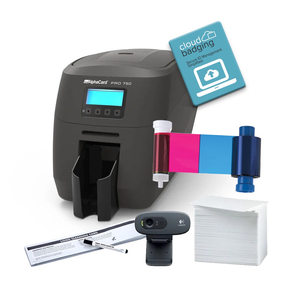 AlphaCard PRO 750 ID Card Printer System | AlphaCard