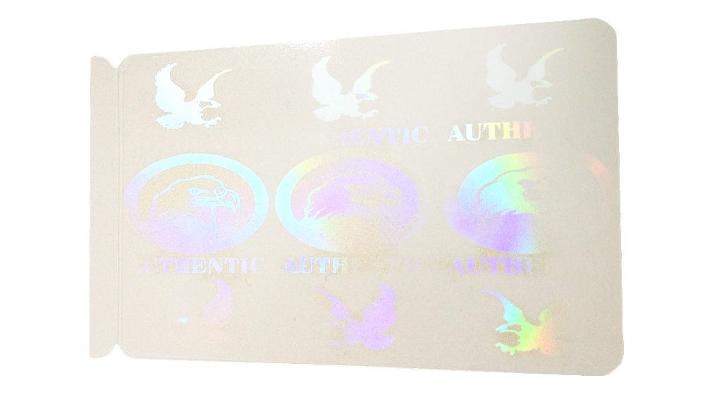 Eagle Self-Adhesive Hologram Overlay - Pack of 100 - PVC-OVL-EAG Small Image