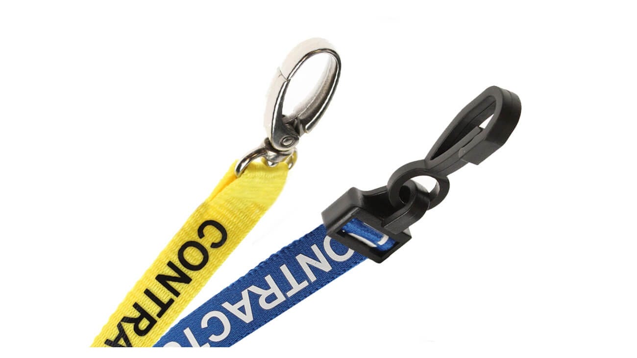 EasyBadge Preprinted "Contractor" Lanyards Pack of 100 - DISCONTINUED