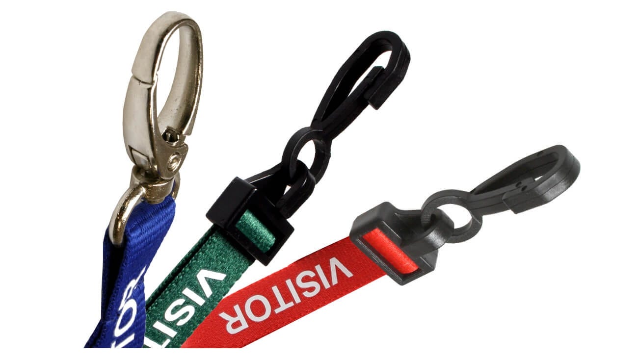 EasyBadge Preprinted "Visitor" Lanyards - Pack of 100 - DISCONTINUED